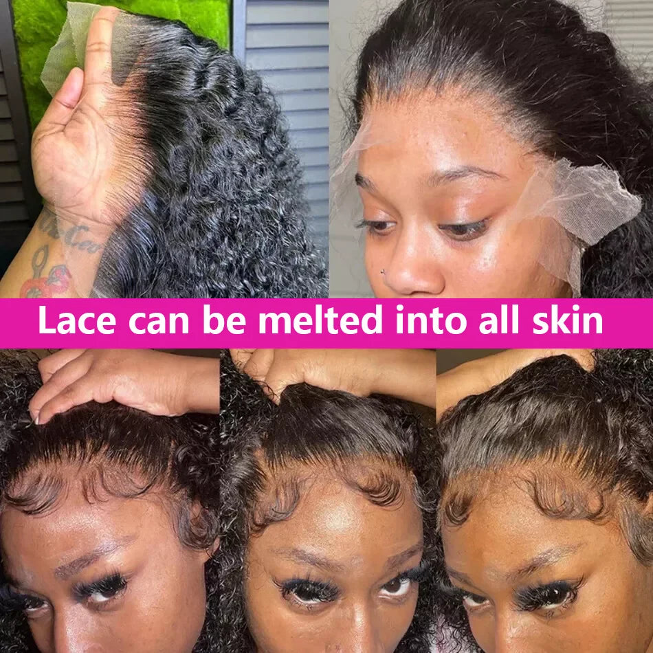 Brazilian Hair Kinky Curly 4X4 Lace Closure Short Bob Wig 100% Human Hair Wig For Women 13x4 Lace bob Virgin hair Jerry Curl Wig