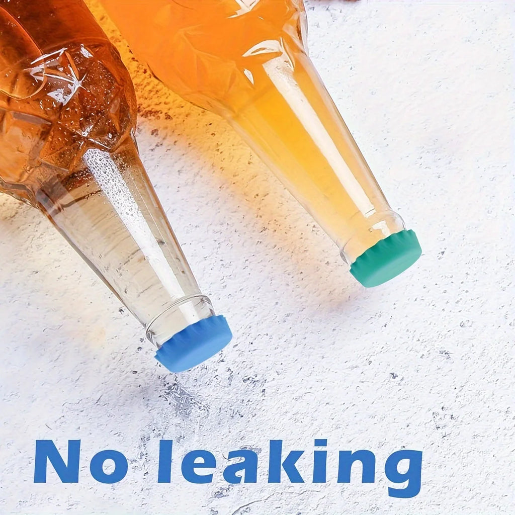 Silicone Rubber Bottle Caps Reusable Durable Seal Wine Stopper for Home Brewing Soft Drink Beer Bottles Preservers Bar Access