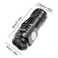 LED Strong Light Flashlight Rechargeable Multi functional for Long Range Portable Outdoor Home Mini Flashlight