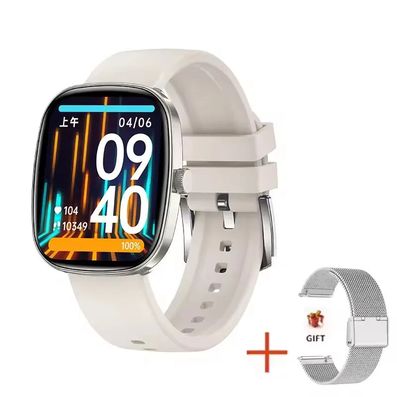 New Smart Watch Android IOS Phone 1.44 Inch Color Screen Bluetooth Call Blood Oxygen/Pressure Monitoring Smart Watch Women Men