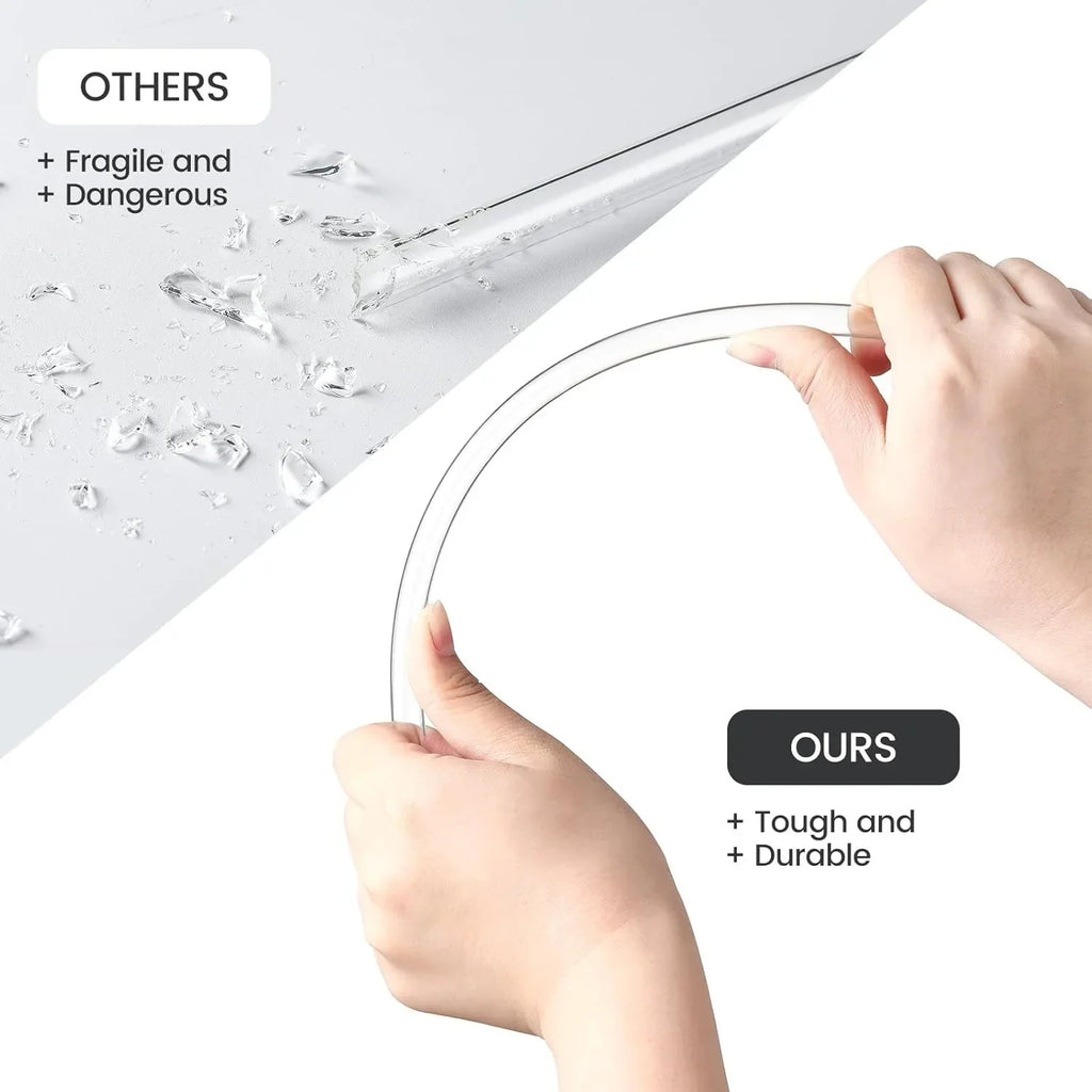 Replacement Straws for Stanley 40 oz Cup Tumbler, 12 Pack Clear Reusable Plastic Straws, 2 Straw Brushes