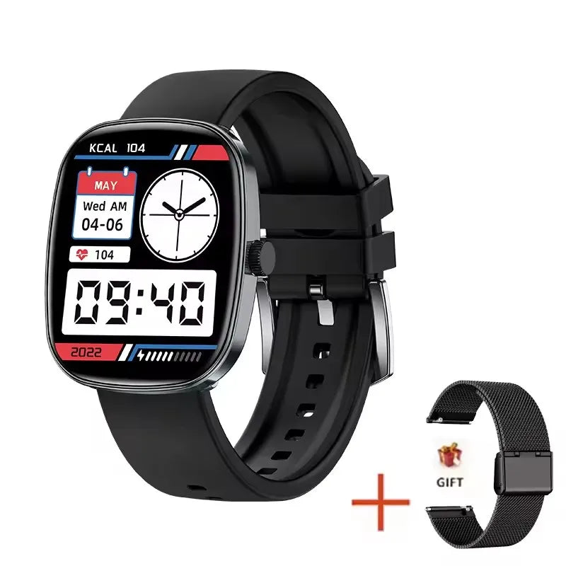 New Smart Watch Android IOS Phone 1.44 Inch Color Screen Bluetooth Call Blood Oxygen/Pressure Monitoring Smart Watch Women Men